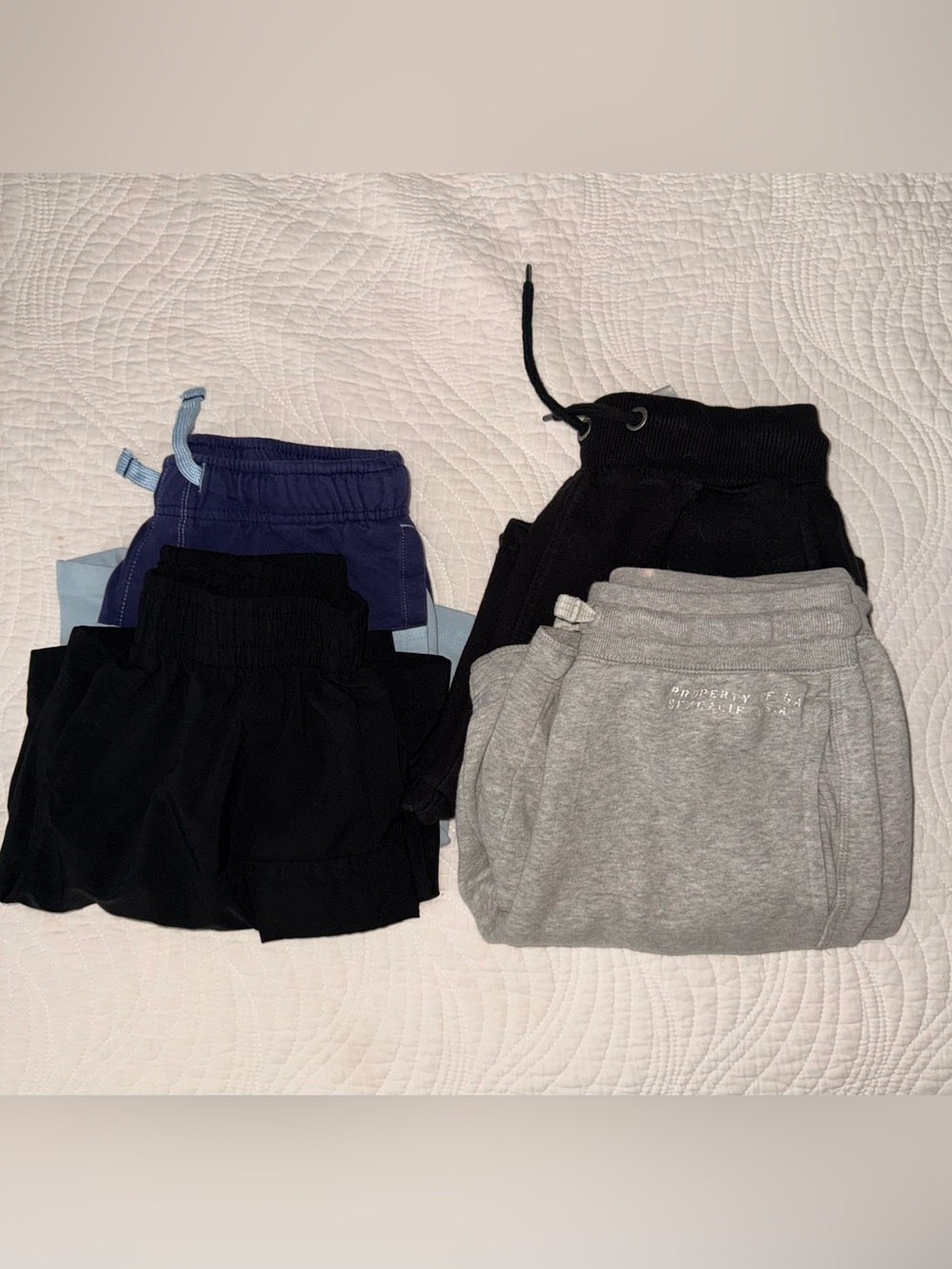 Mixed Boys Shorts - Gray, Black, Navy - Sz 10/ 10-12